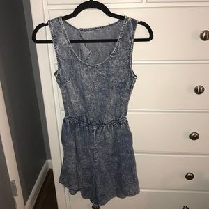 Mimi Chica Chambray Romper